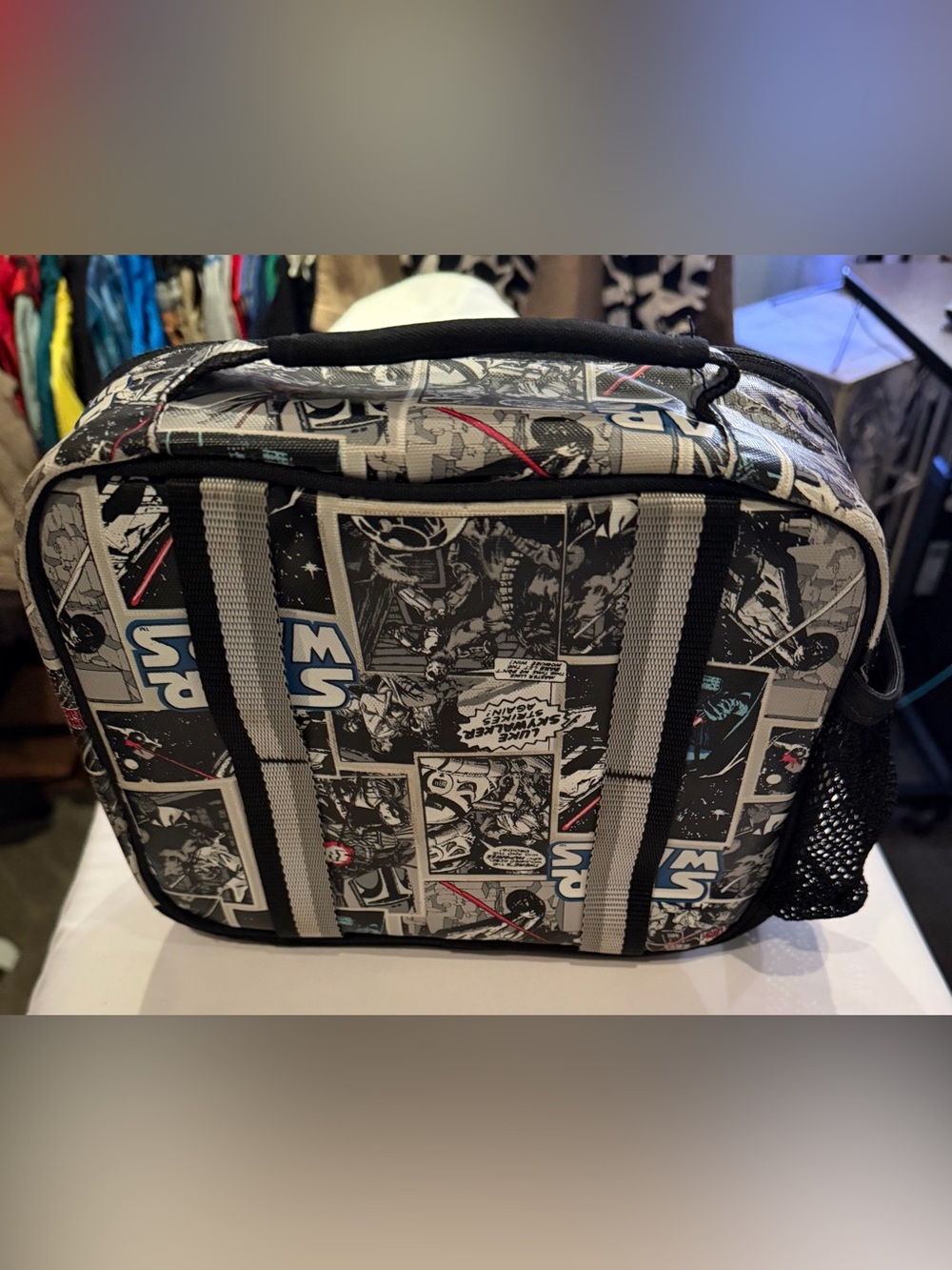 Star Wars Black, Blue, Red Comic Panel Lunch Tote - Picture 4 of 4